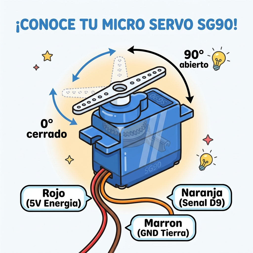 Diagrama de referencia del Microservo SG90